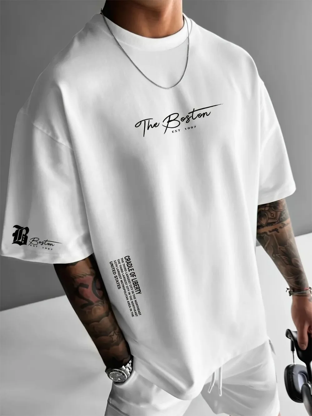 Quality Streetwear Brand - أحدث تي شيرت رجالي فاخر مطبوع