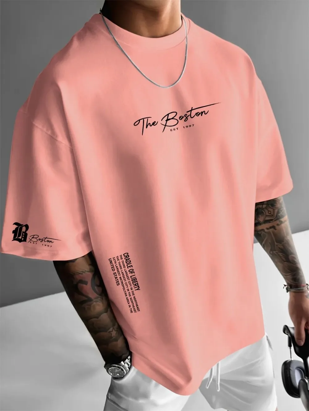 أحدث تي شيرت رجالي فاخر مطبوع  - مراجعة Quality Streetwear Brand وسعره