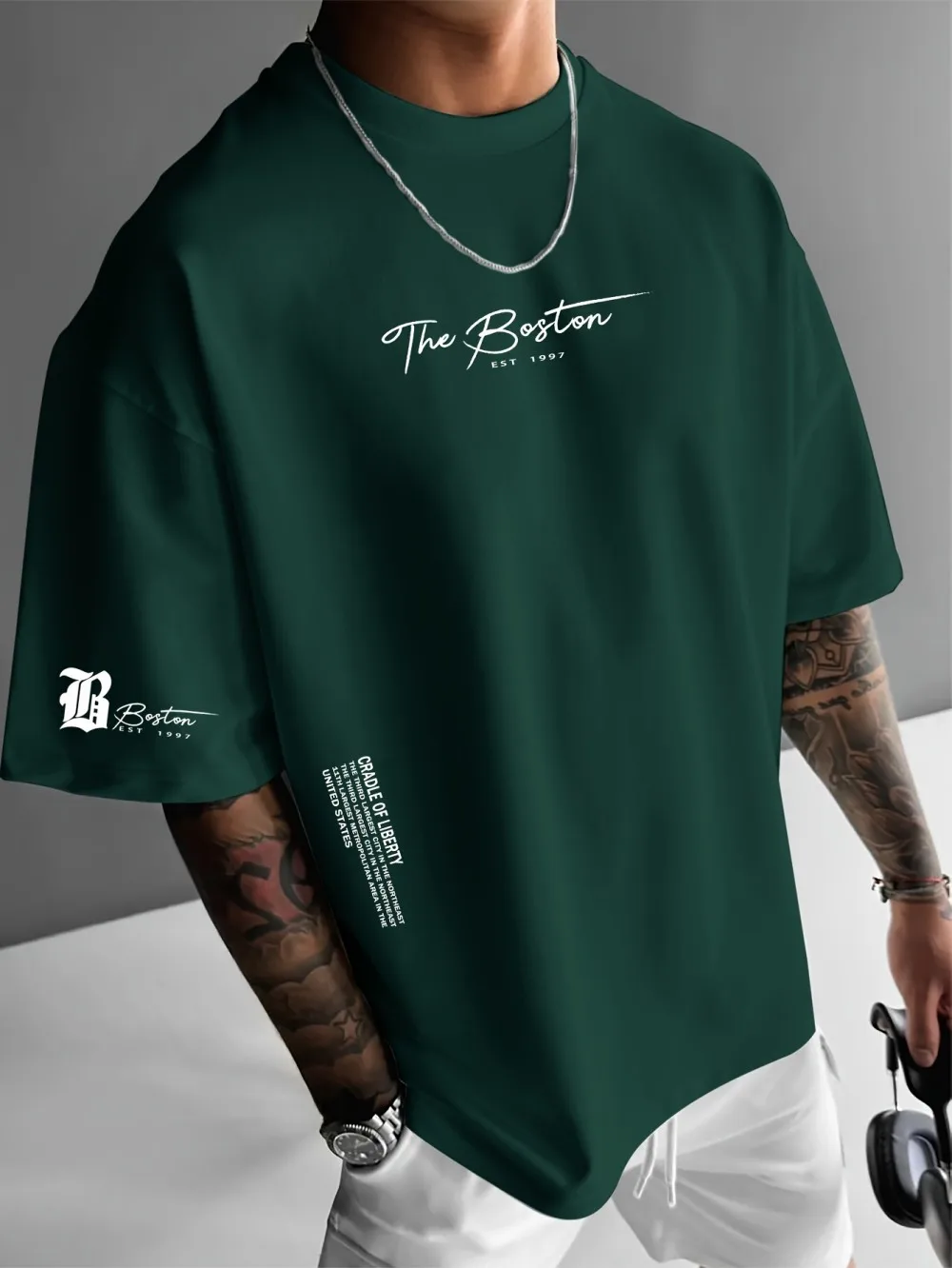 أحدث تي شيرت رجالي فاخر مطبوع  - مراجعة Quality Streetwear Brand وسعره