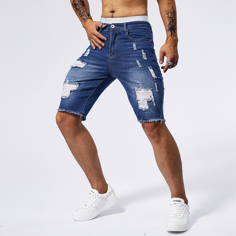 2025 صيف جديد الرجال ممزق الدي - مراجعة Streetwear Brand New وسعره
