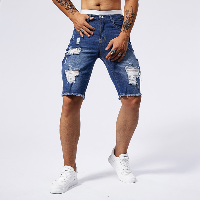 2025 صيف جديد الرجال ممزق الدي - مراجعة Streetwear Brand New وسعره