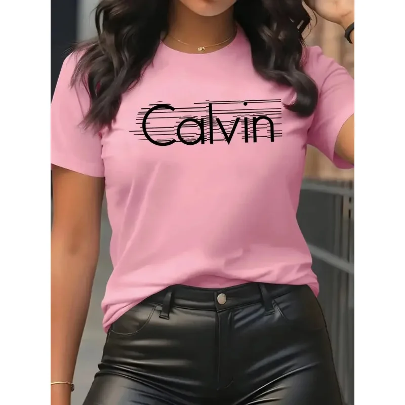 كالفين المرأة تي شيرت الترفيه  - مراجعة Quality Streetwear Brand وسعره