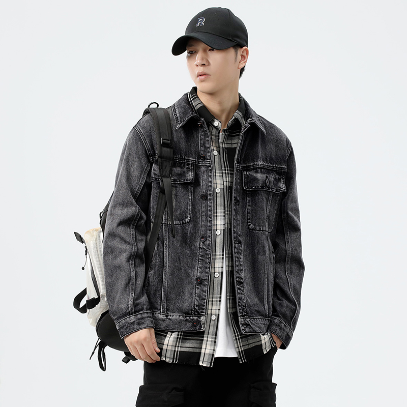 جاكيت دينيم رجالي بجيوب للعمل، - مراجعة Streetwear Brands 2026 وسعره